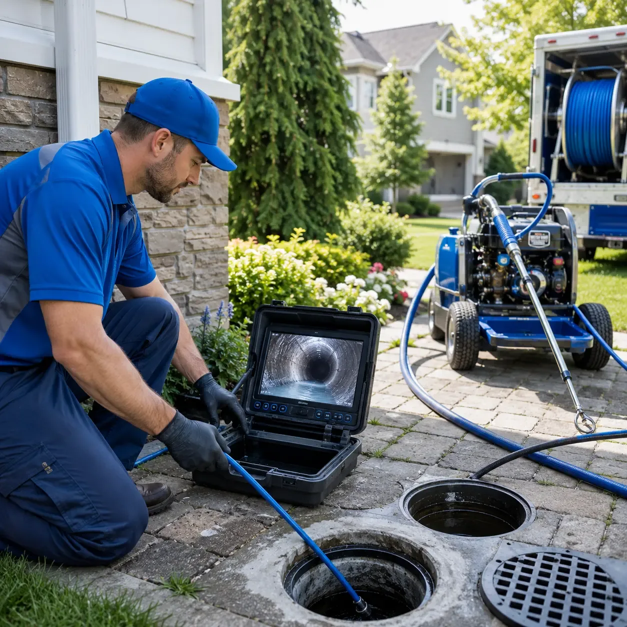Outdoor drain cleaning professionals serving Redfield, AR